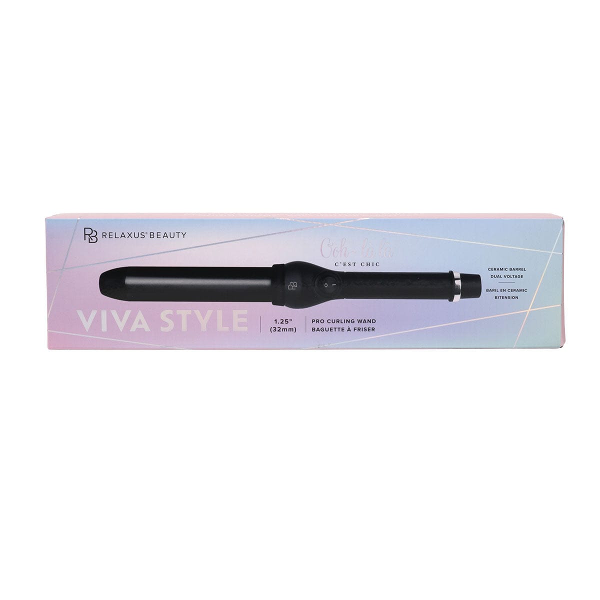 Viva Curl Pro Clipless Curling Wand (32mm Barrel)