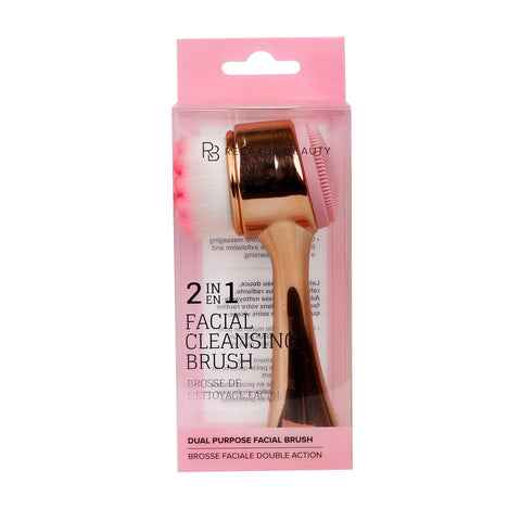 Rose Gold 2-in-1 Facial Cleansing and Massage Brush