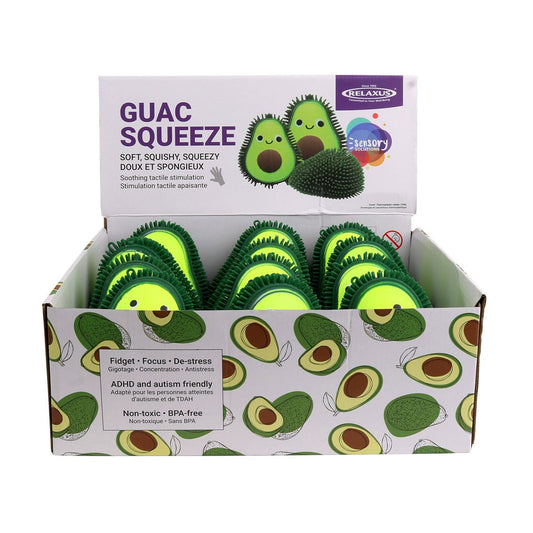 Guac Squeeze Fidget Toy Displayer of 12