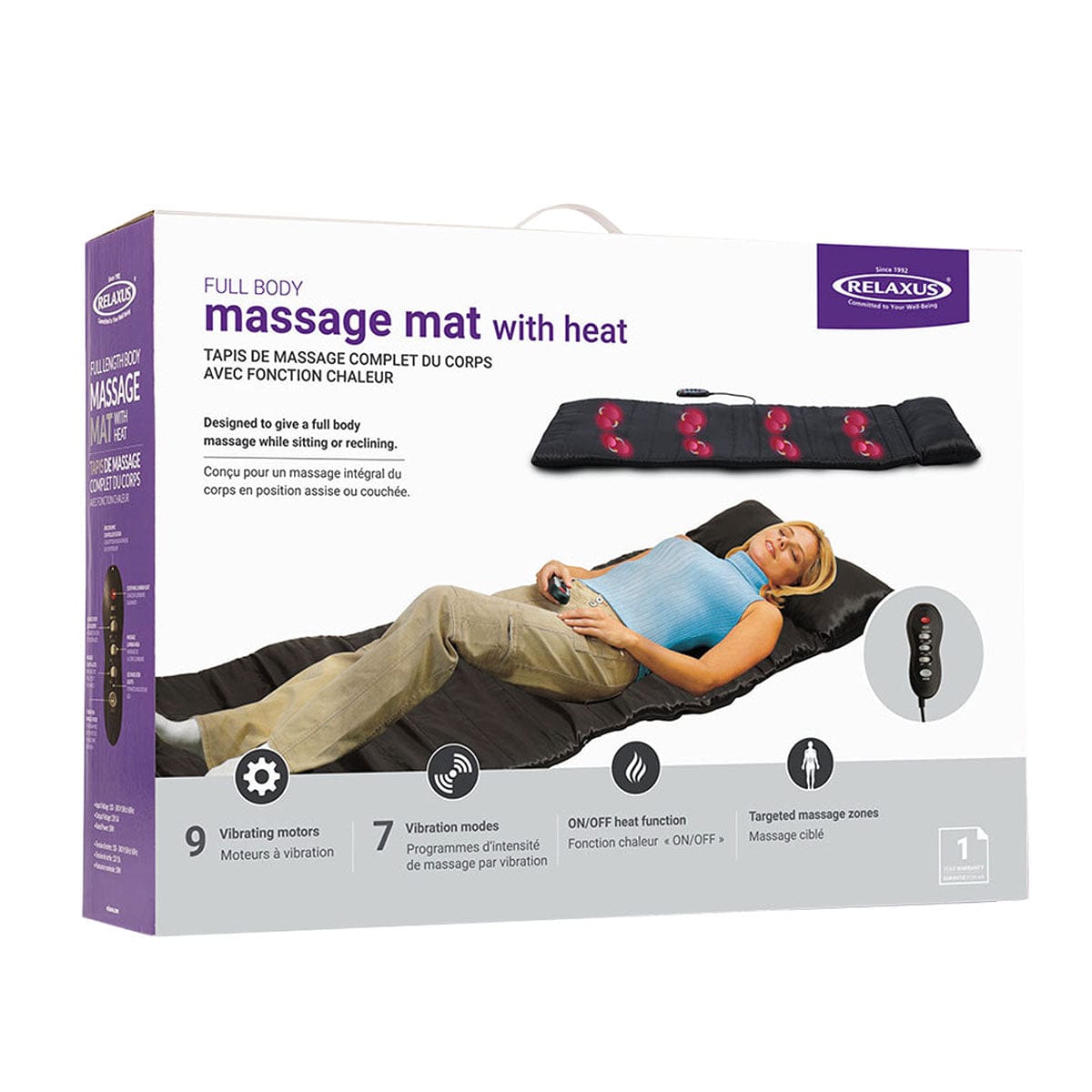 Full Body Vibration Massage Mat with Heat