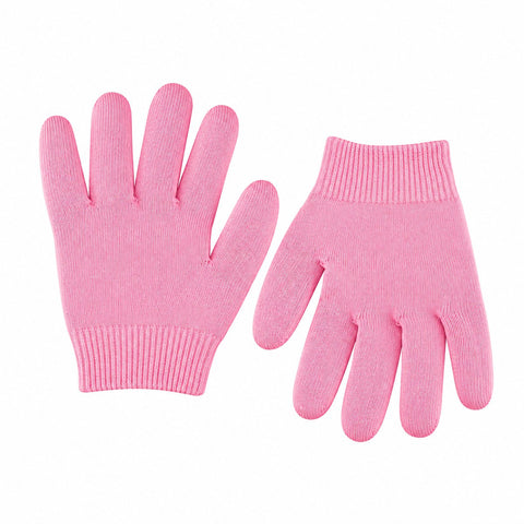 Moisturizing Spa Gloves Reusable gel-lined moisturizing gloves Hand treatment gloves with jojoba and olive oil Spa gloves with vitamin E and lavender oil Reusable moisturizing hand gloves Gel-lined gloves for dry-feeling hands Soft moisturizing spa gloves 20-minute reusable hand treatment gloves