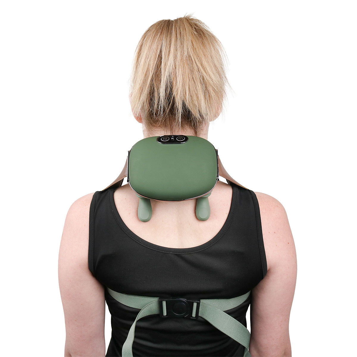 Hands-On Kneading Electric Massager around neck Cordless neck massager with adjustable strap USB rechargeable neck massager with heat Silicone neck massager for everyday use Quiet electric neck massager for office
Lightweight kneading neck massager