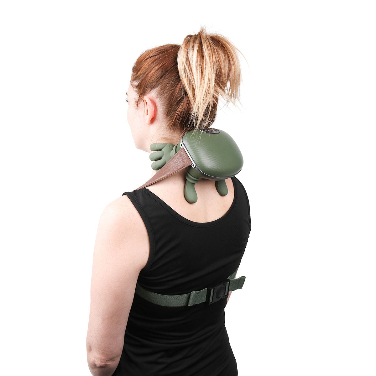 Hands-On Kneading Electric Massager around neck Cordless neck massager with adjustable strap USB rechargeable neck massager with heat Silicone neck massager for everyday use Quiet electric neck massager for office
Lightweight kneading neck massager
