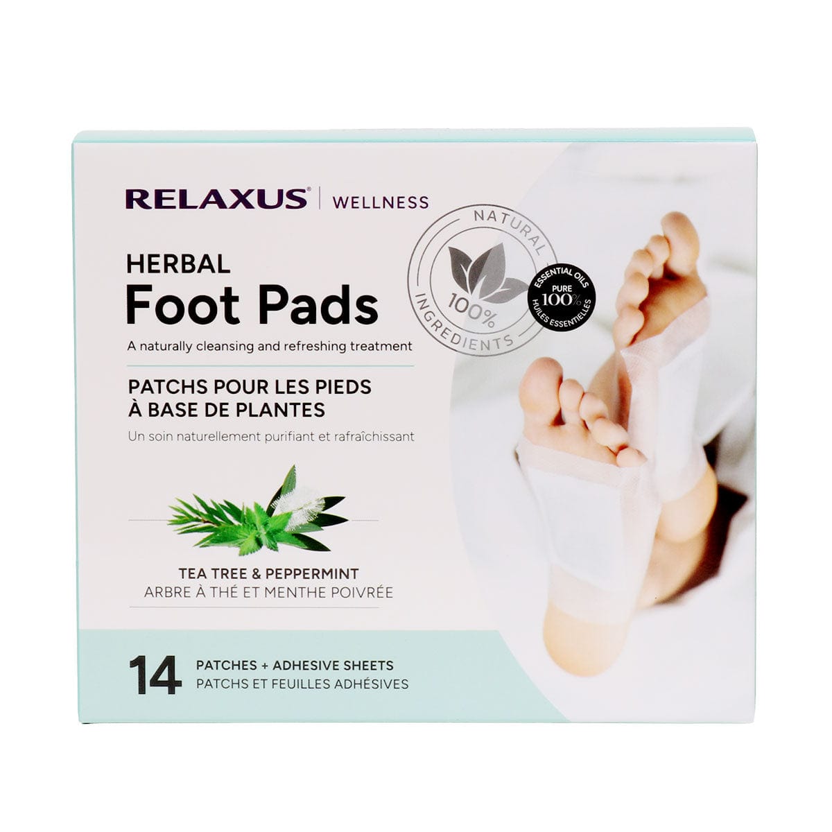 Tea Tree & Peppermint Herbal Detox Foot Pads