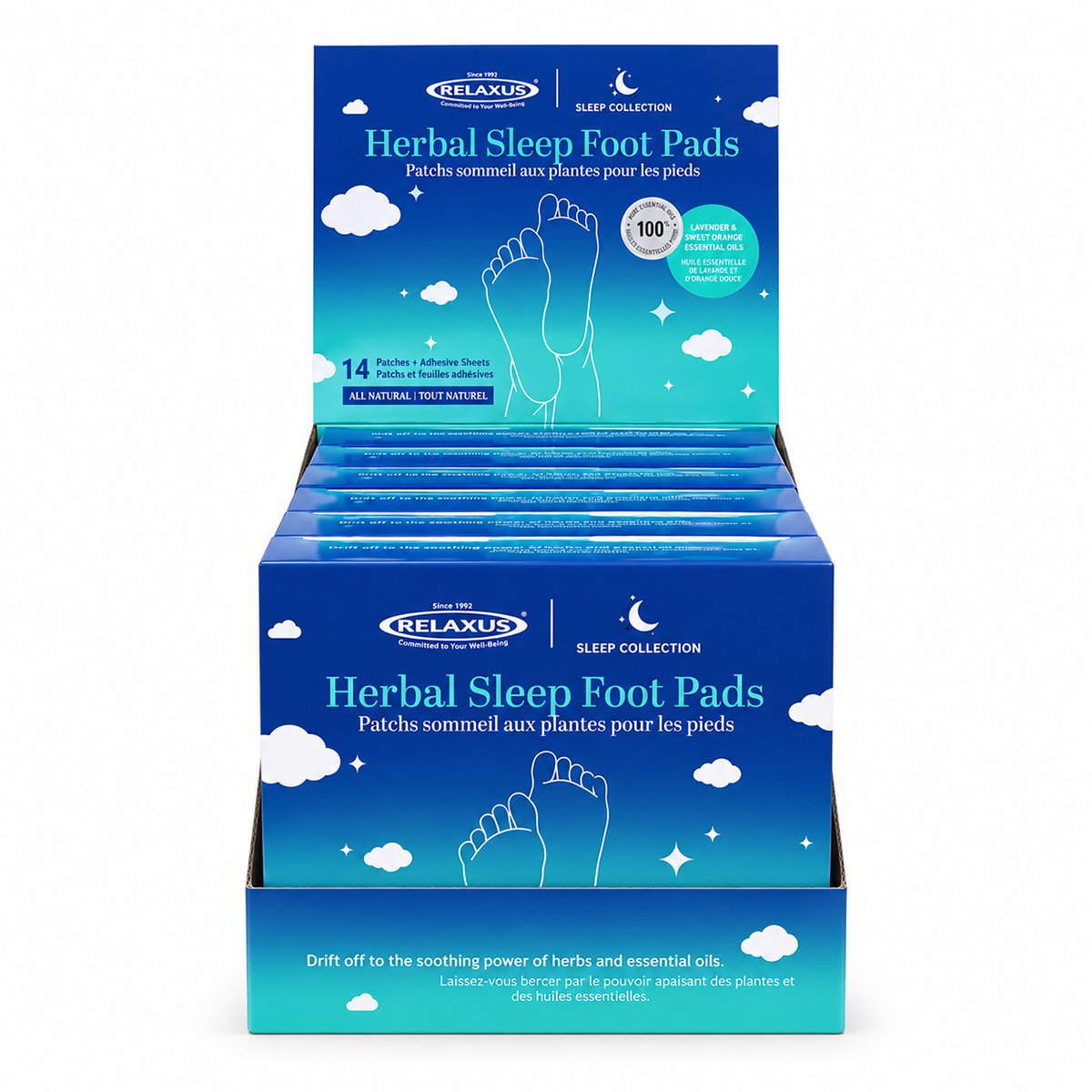 Herbal Foot Pads with Melatonin 14-pack Overnight herbal foot pads with adhesive sheets Melatonin herbal foot patches for bedtime use Herbal foot pads with lavender and orange oils
Foot pads with tourmaline and botanical extracts Single-use overnight herbal foot patches 14-pack melatonin foot pads with adhesive sheets
Individually packaged herbal foot pads