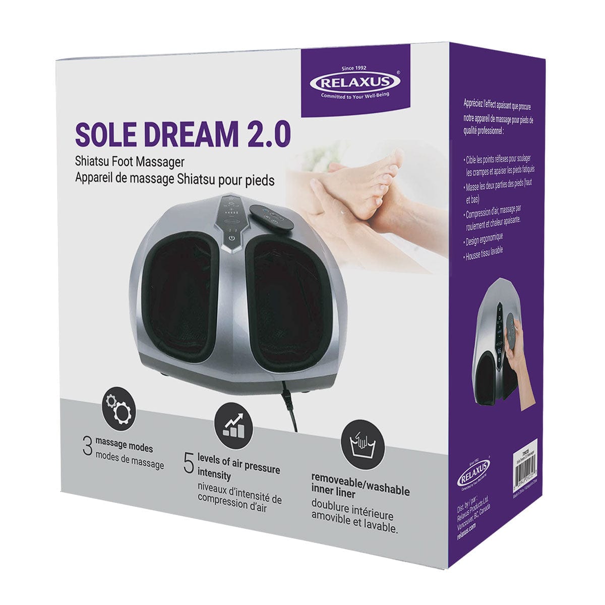 Sole Dream 2.0 Shiatsu Electric Foot Massager