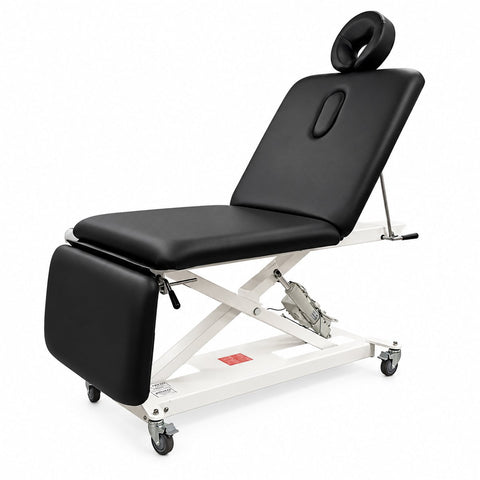 Apollo Multi-Flex electric treatment table with adjustable backrest and leg rest