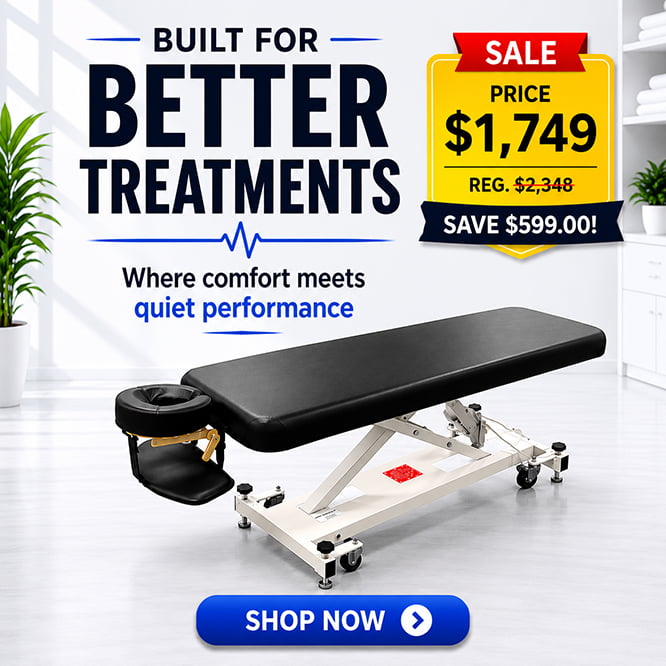 Relaxus Apollo Flat Electric Massage Table