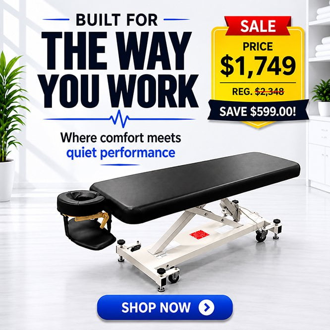 Relaxus Apollo Flat Electric Massage Table