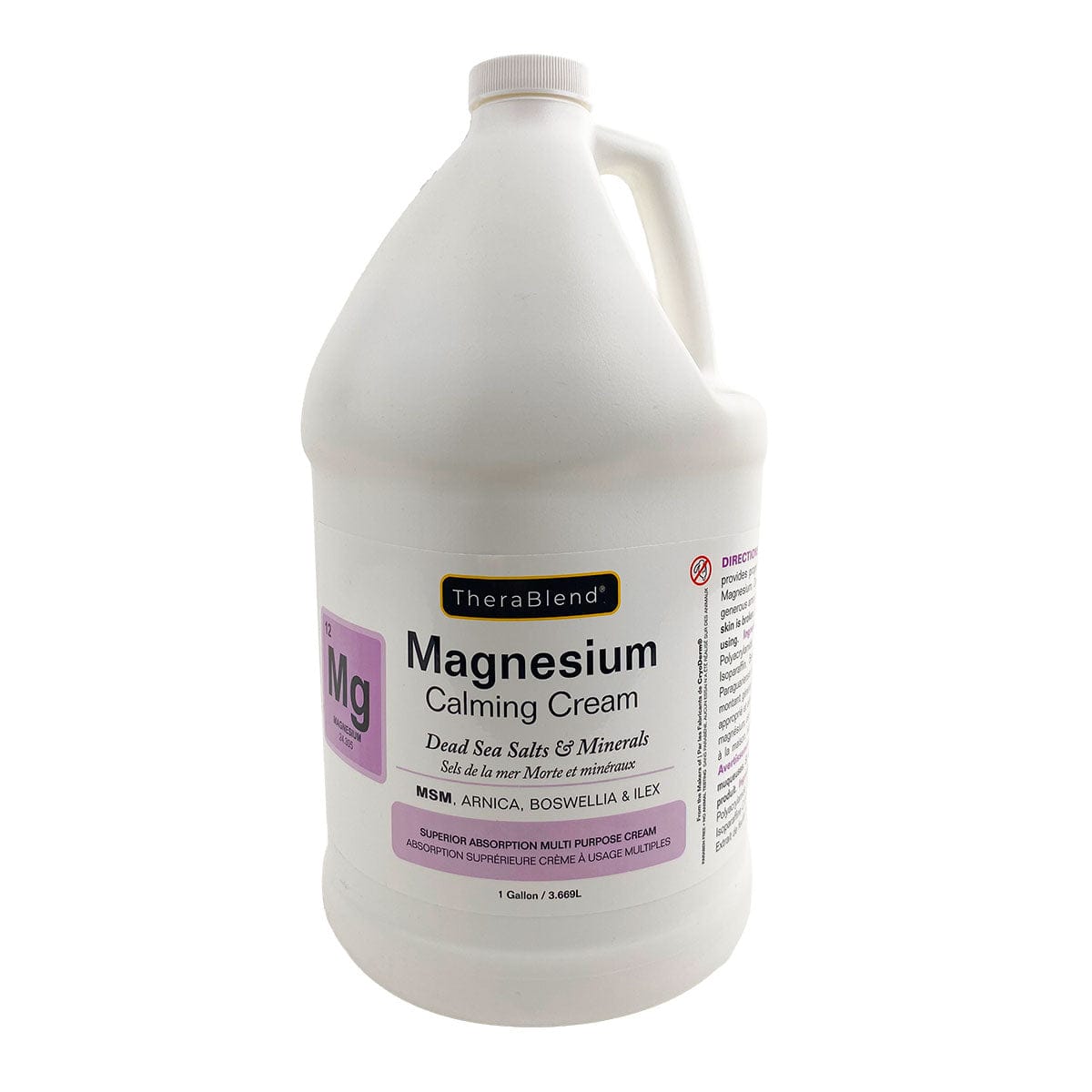 CryoDerm Magnesium Calming Cream 1 Gallon