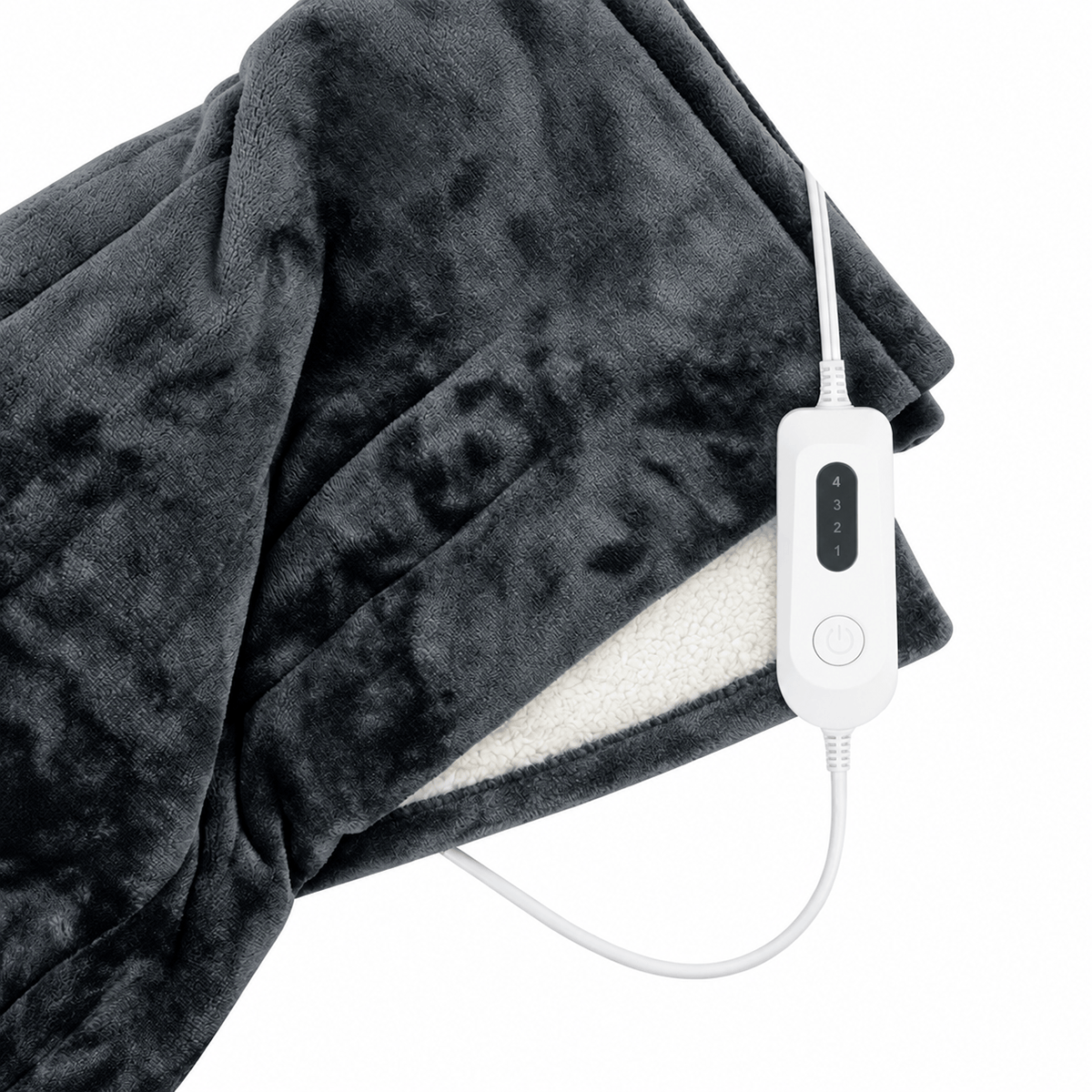 Sherpa heated electric throw blanket
50 x 60 inch MicroPlush heated blanket Heated throw blanket with detachable controller Electric blanket with four heat settings MicroPlush heated throw on sofa Heated blanket with 4-hour auto shut-off Machine-washable electric throw blanket
Sherpa-style heated throw with controller