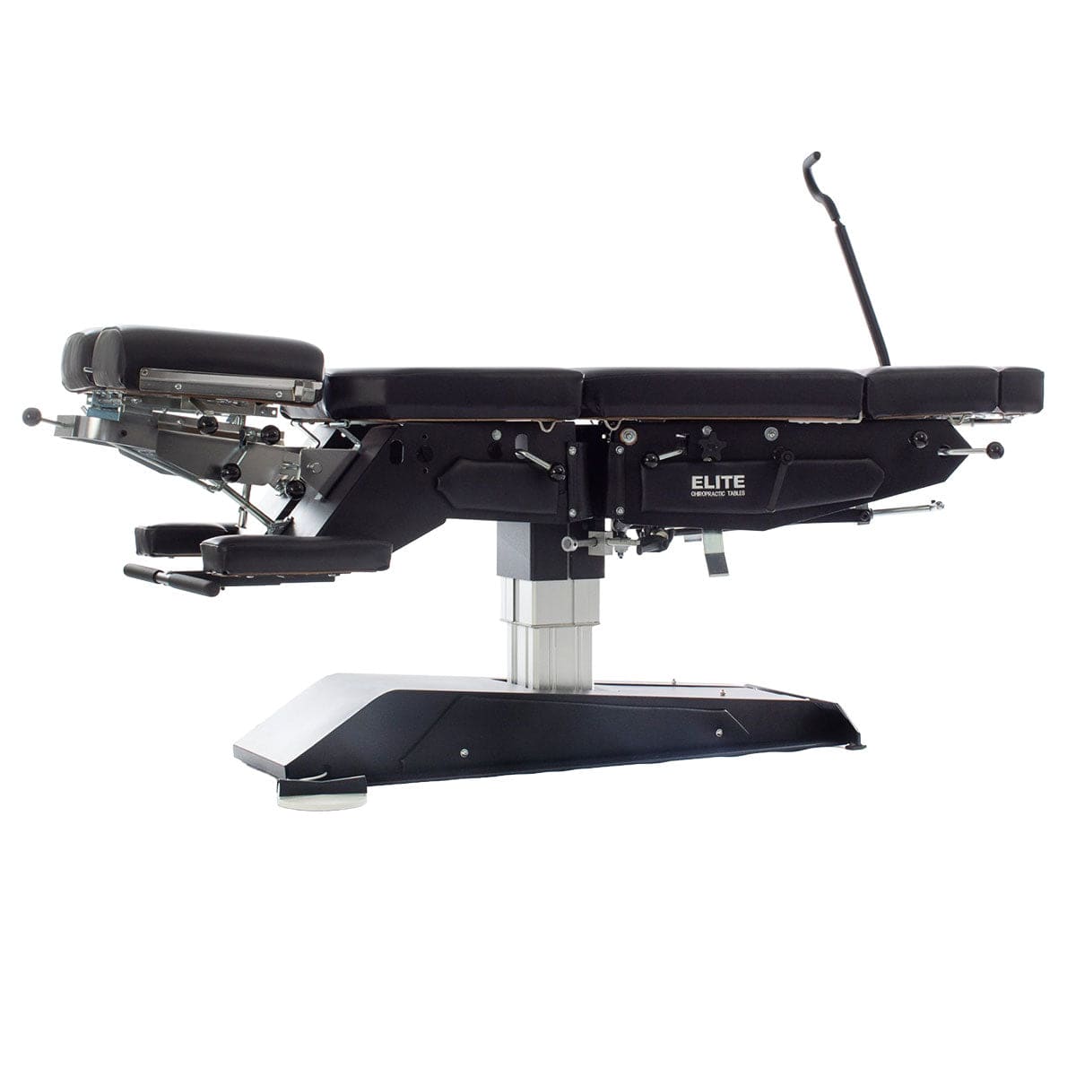 Elite manual flexion chiropractic table
Manual flexion table with electric elevation Chiropractic table with axial rotation upgrade 21 inch chiropractic treatment table Manual flexion control handle chiropractic table