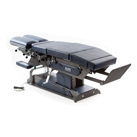 Elite E4 high low chiropractic table
High low chiropractic table with footswitch Elite E4 cordless battery upgrade Chiropractic table with breakaway drop Elite E4 welded steel 