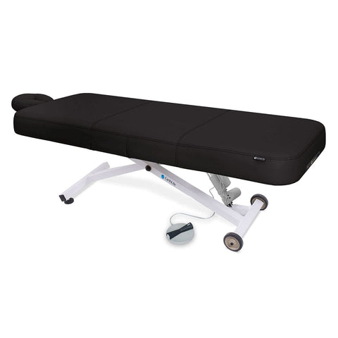 Earthlite ELLORA LX™  Black Flat Top Multi-Purpose Treatment Table w/Replaceable Mattress