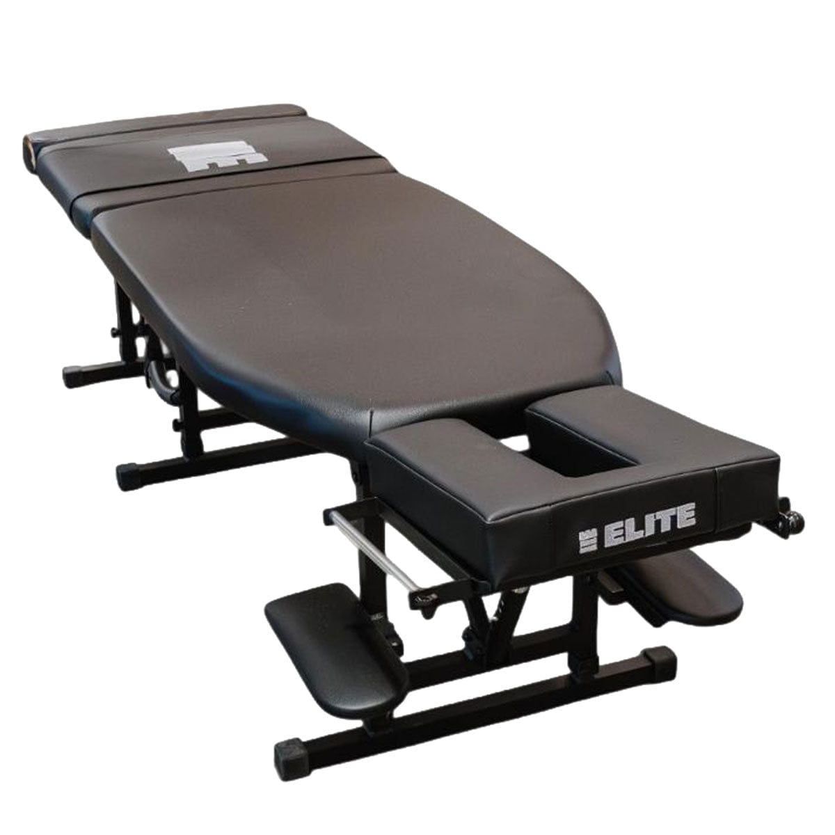Elite Portable Chiropractic Table folded
Lightweight portable physiotherapy table  Foldable chiropractic treatment table with handle Compact mobile treatment table 68 inch Portable physio table ADA compliant