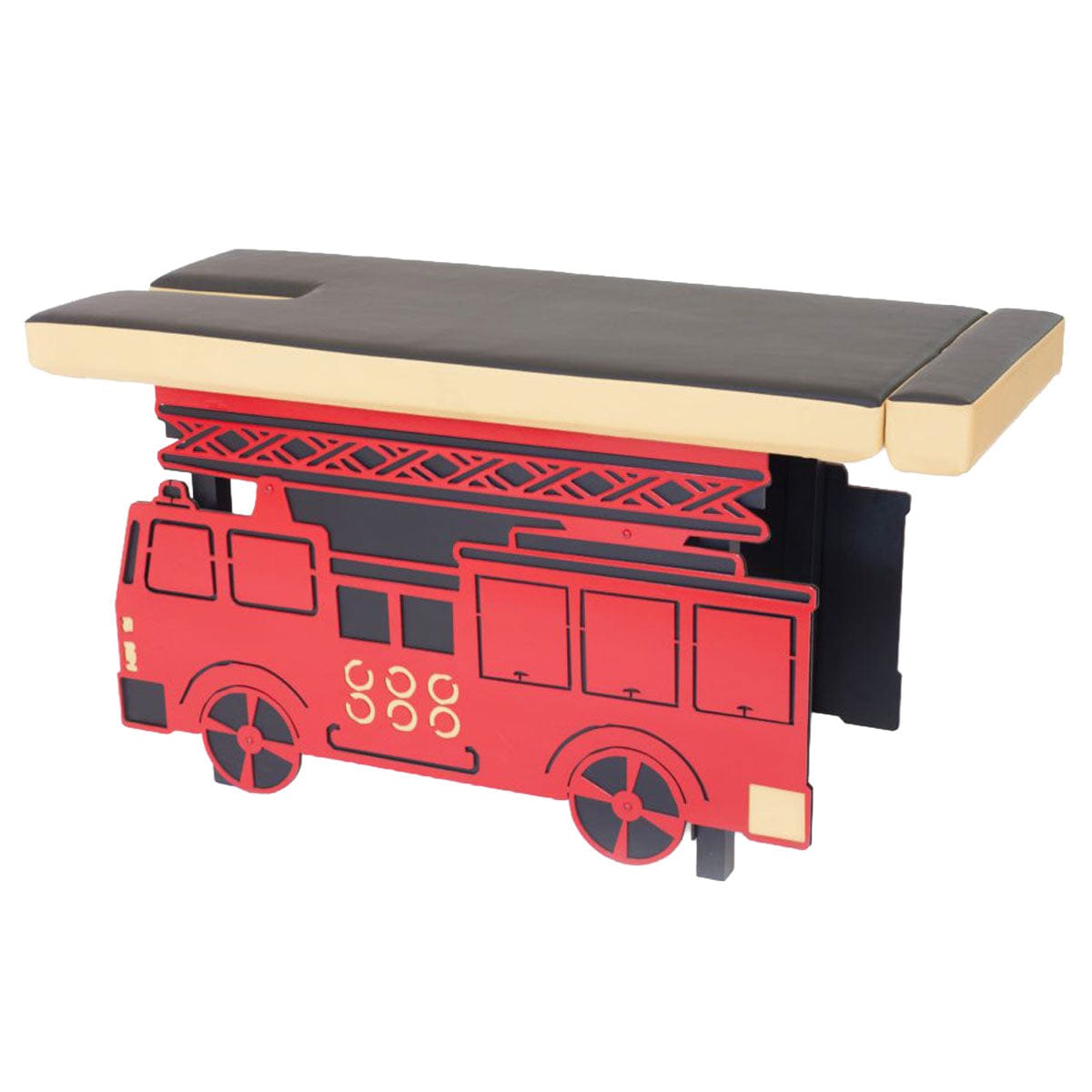 Elite children turtle chiropractic table
Pediatric chiropractic table fire truck theme Children dinosaur chiropractic table Child-friendly chiropractic treatment table Elite pediatric chiropractic table with elevation