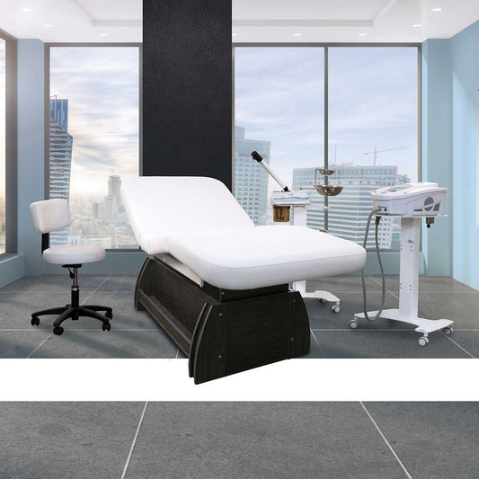 Silhouet-Tone ESCAPE White Spa Electric Table (No Cabinet) 3-4 weeks for delivery