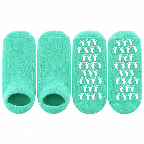 Moisturizing Moisturizing Gel Spa Socks – Lavender or Tea Tree & Peppermint - Displayer of 12