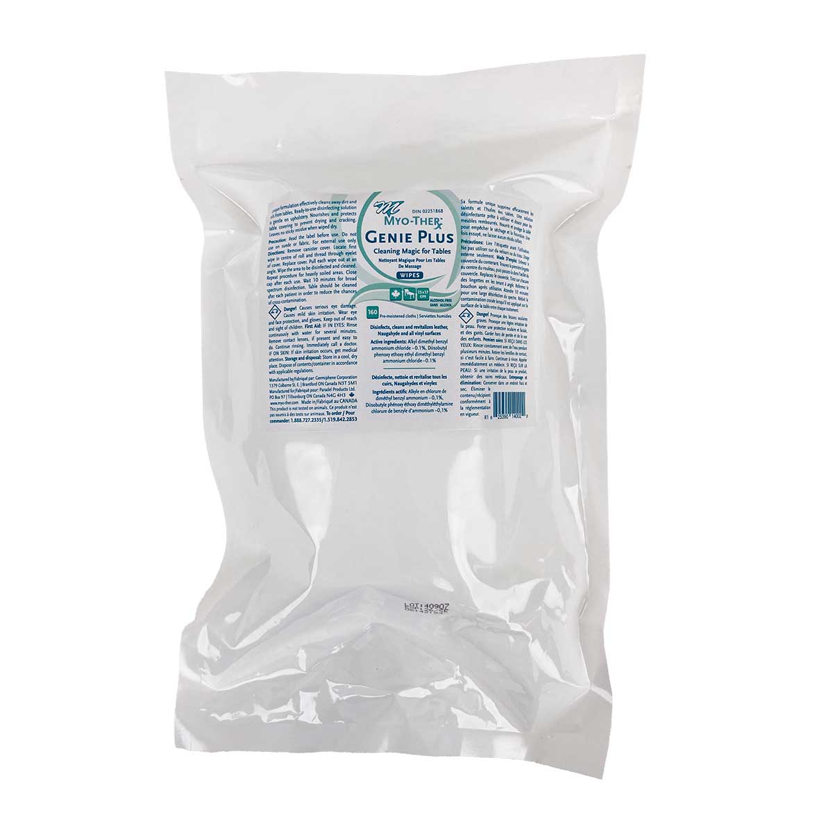 Myo-Ther Genie Plus Cleaner wipes refill
