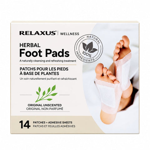 Herbal foot pads 14-patch set
Overnight herbal foot patches with adhesive sheets Herbal foot pad with bamboo vinegar and tourmaline
Foot patches with botanical extracts
Herbal foot pads applied to soles of feet 14-piece overnight foot pad set
Bamboo vinegar and tourmaline foot pads Herbal foot wellness patch set