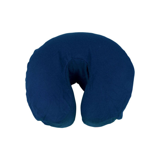 Blue Cotton Flannel Fitted Massage Face Cradle Covers