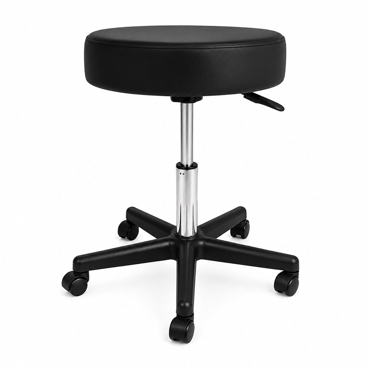 Black pneumatic rolling massage stool
Adjustable height massage stool with five wheels Black rolling stool with cushioned round seat Massage therapist stool with pneumatic height adjustment 15.5-inch cushioned rolling treatment stool Black spa stool with five smooth-rolling wheels Compact adjustable massage stool for clinics
Rolling treatment stool with 350 lb weight capacity