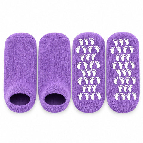 Moisturizing Moisturizing Gel Spa Socks – Lavender or Tea Tree & Peppermint - Displayer of 12