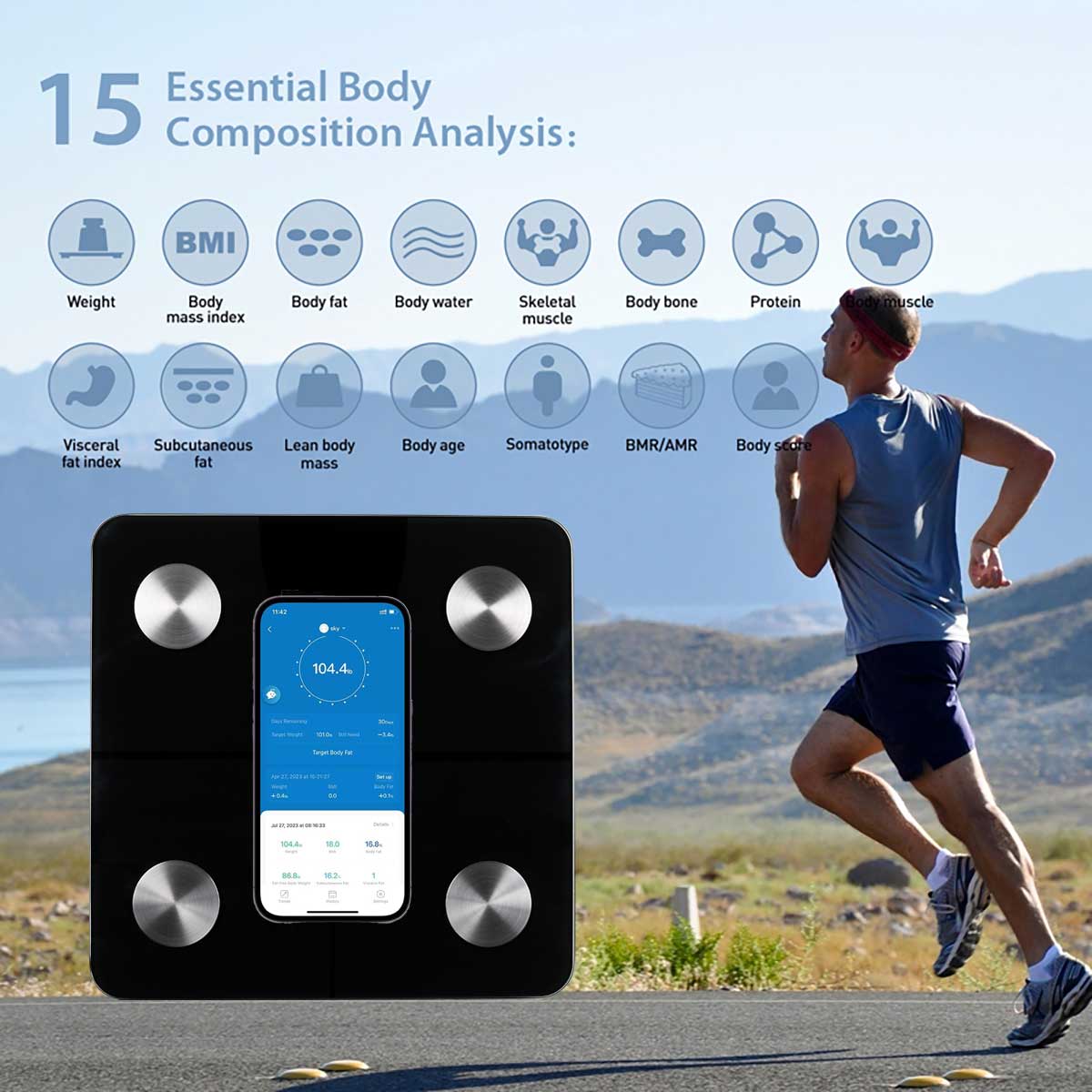 Body Plus Smart Life Balance Body Fat Smart Scale – Relaxus Professional