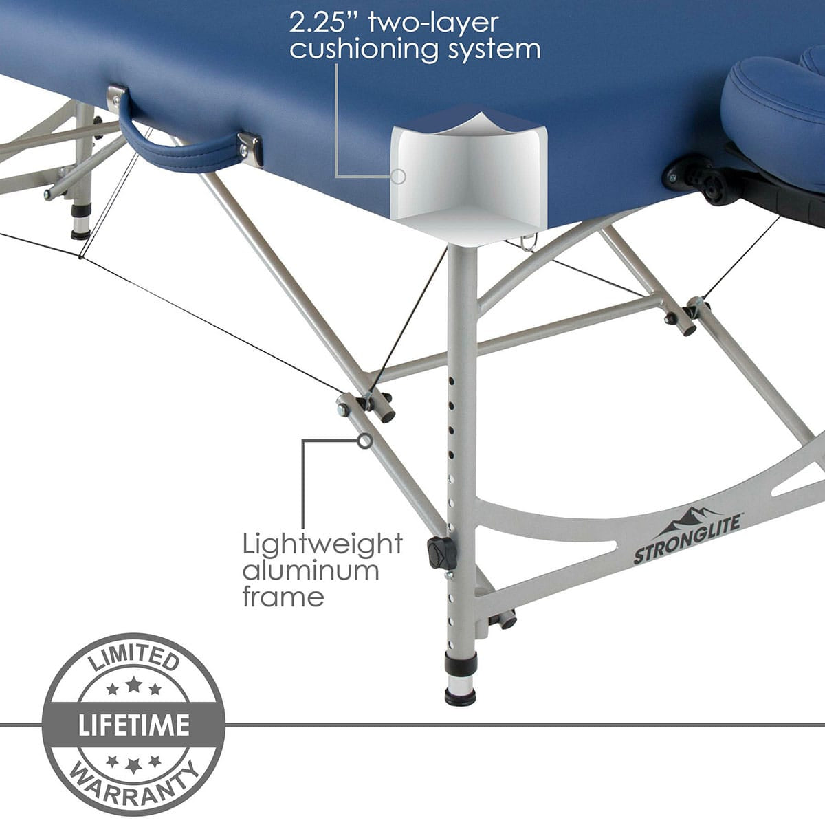Stronglite Versalite Pro Aluminum Portable Massage Table Package