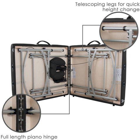 Stronglite Versalite Pro Aluminum Portable Massage Table Package