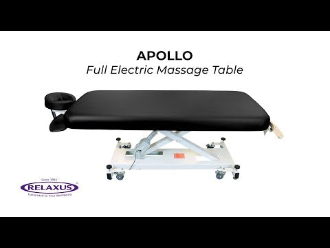 Pre-Order & Pay Deposit - Black Apollo Flat Electric Massage Table