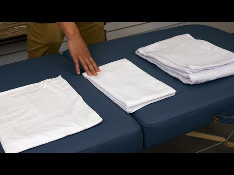 Massage table sheets video