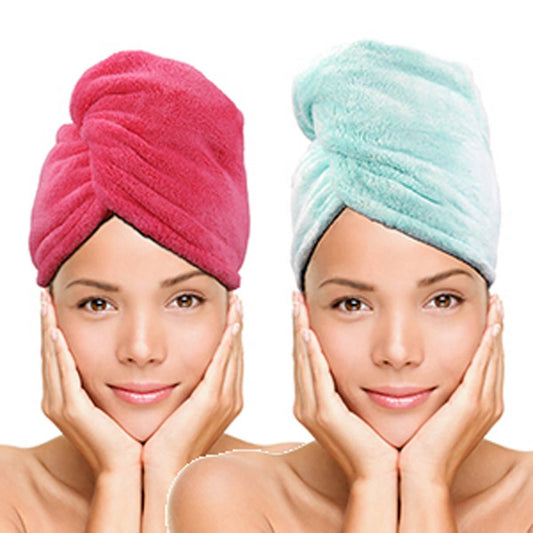 Twist & Dry Quick Dry Hair Towel 2-Pack