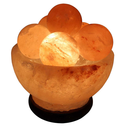 Himalayan Salt Lamp With Massage Balls