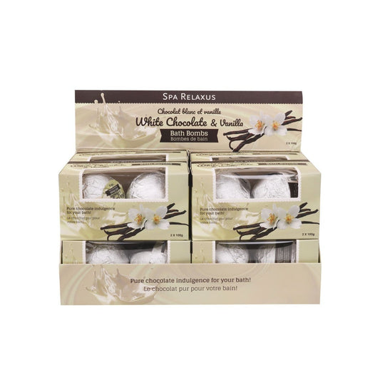 Luxury Chocolate Bath Bombs Gift Set (2 x 100 g)