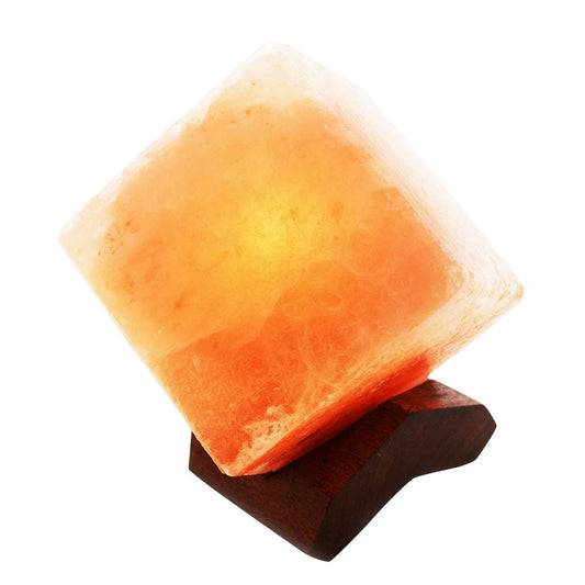 Himalayan Salt Cube LED Lamp