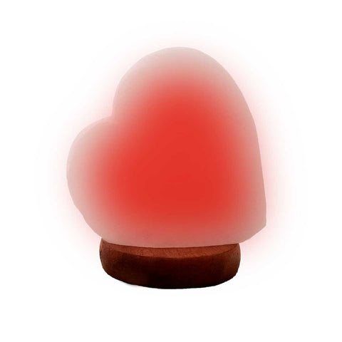 Heart Colour-Changing Mini Himalayan Salt Lamp