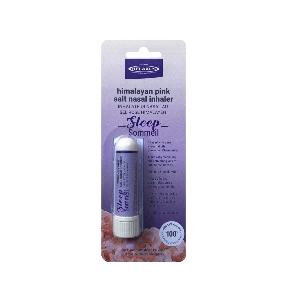 Himalayan Pink Salt Nasal Inhaler Sleep