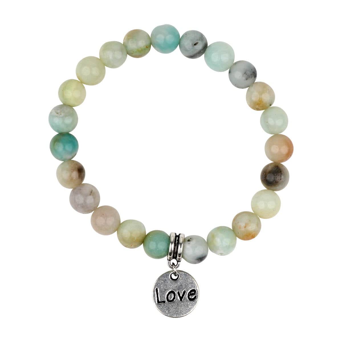 Amazonite Bracelet heart/love