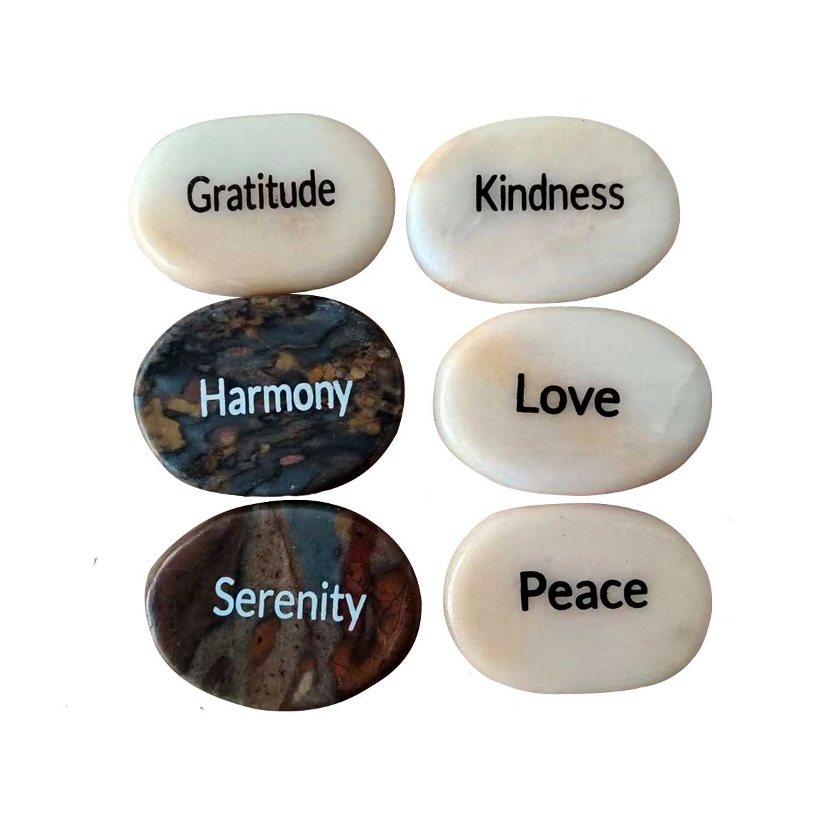 Inspirational Worry Stones Displayer of 36