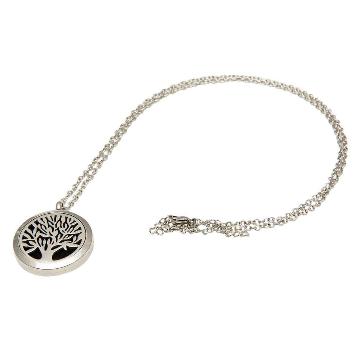 Aromatherapy Tree of Life Locket Necklace