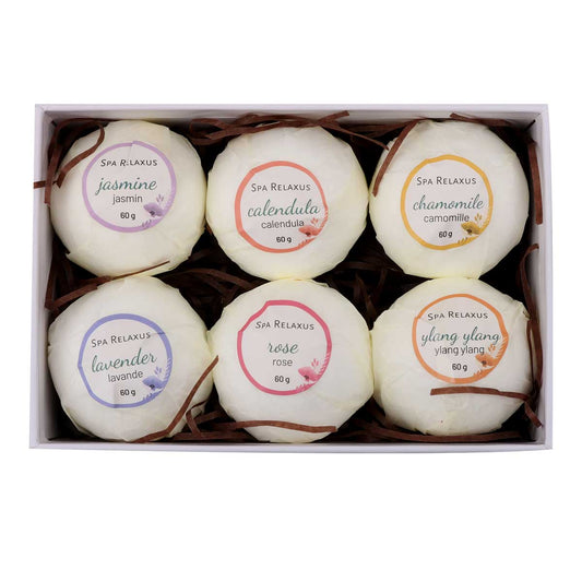 Botanical Bath Bomb 6 Piece Gift Set (6 x 60 g)