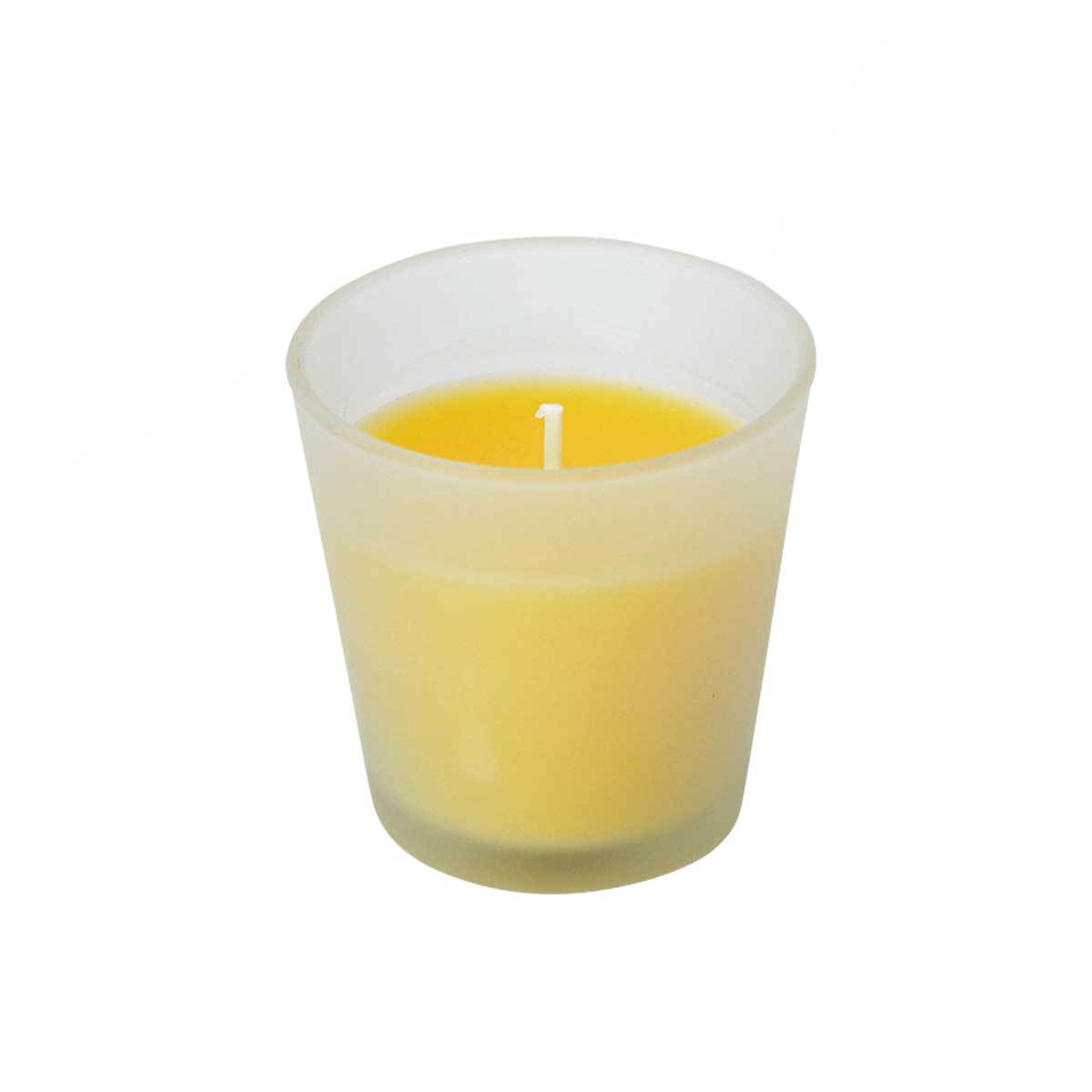 Peppermint Citronella Infused Candle In a Glass Prepack of 12