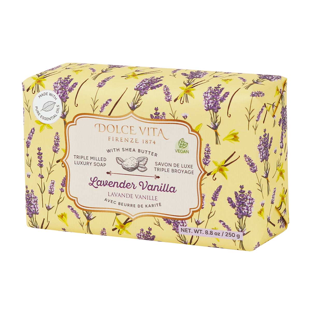 Dolce Vita Triple Milled Luxury Soaps with Shea Butter 