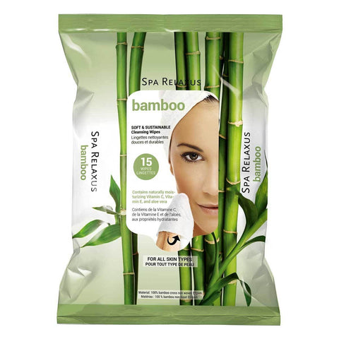 Bamboo Cleansing Wipes Displayer of 12