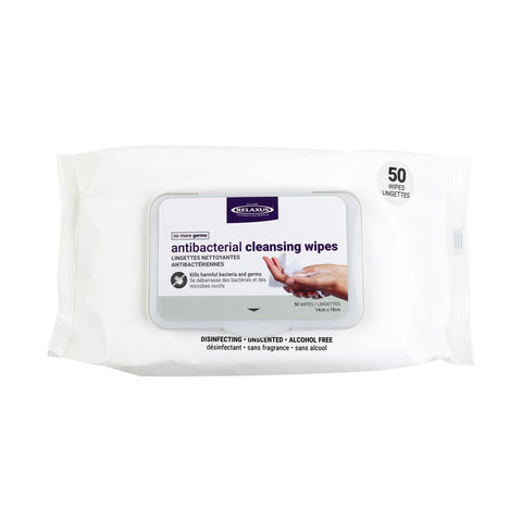 Anti-Bacterial Cleansing Wipes Pack of 50
