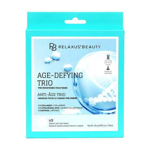 Age Protection Mask Age-Defying Trio Face Masks – Relaxus Professional