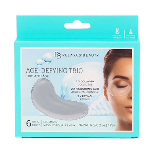 Age-Defying Trio Hydrogel Eye Masks - Displayer of 12