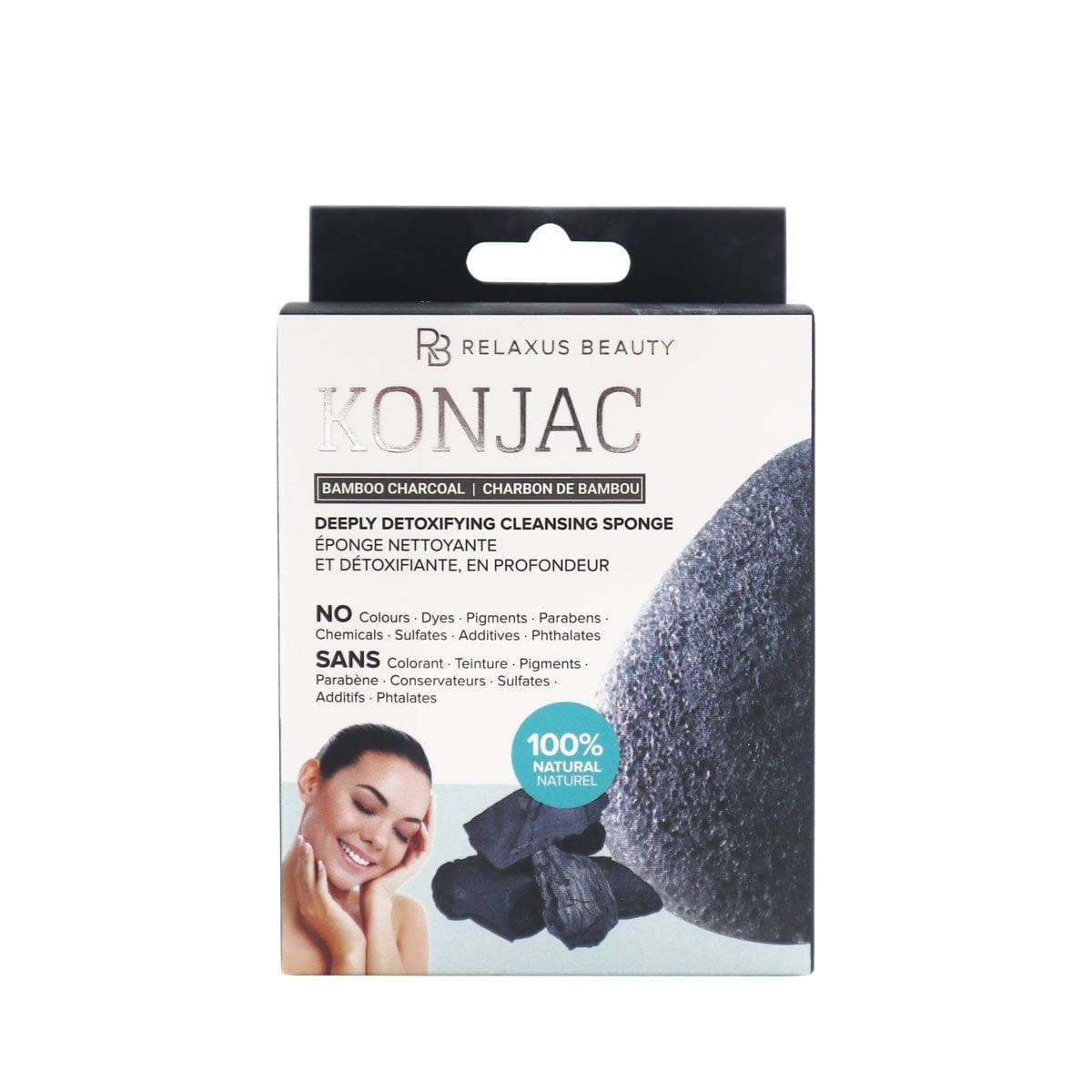 Bamboo Charcoal Konjac Cleansing Sponge