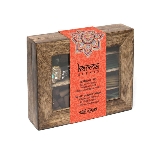 Karmascents Incense Wooden Gift Set